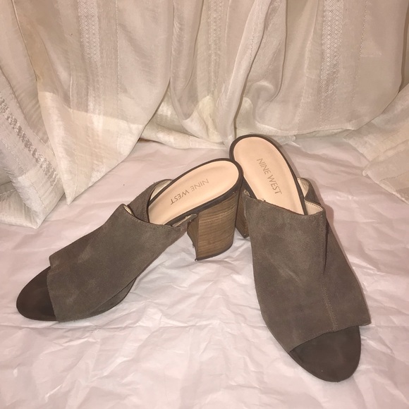 Nine West Shoes - Brown/ dark caramel mules